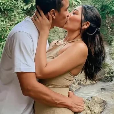 AI generated video: each other rough kiss