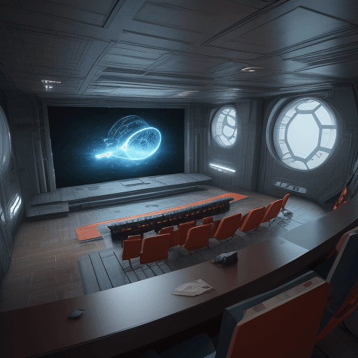 AI generated: vytvor mi scifi mesto v lese v buducnosti

