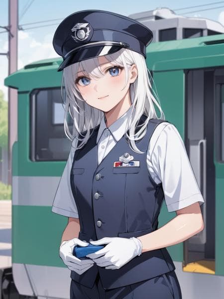女性車掌/female caboose