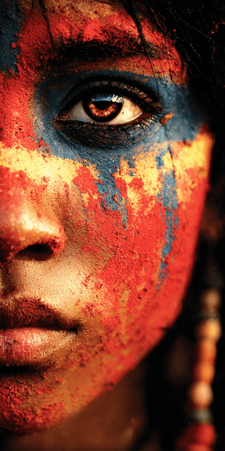 AI generated: Extreme close-up, woman's face, beauty editorial, cinematic realism, hyperrealistic macro lens --no ...