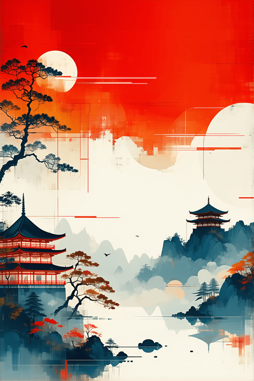 AI generated: Create an image with a background for my presentation. Use subtle color variations that reflect a Ja...