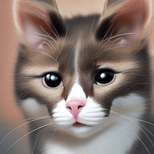 AI generated: cat and ferret hybrid