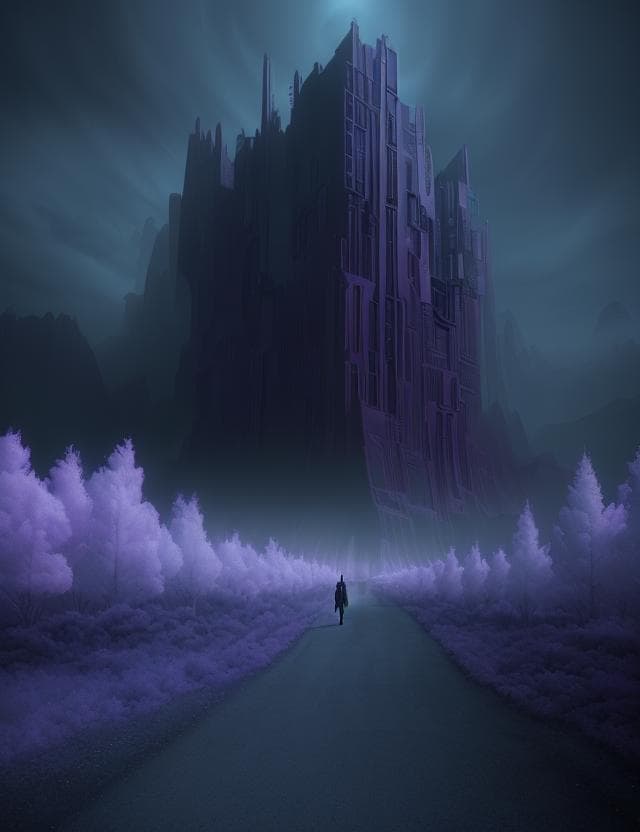 AI generated: scenery, Performance Art, Tech Noir, magical, Matte Painting, AnvilNext engine, Surreal, Infrared Ph...