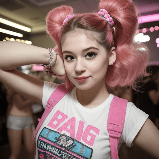AI generated: (masterpiece,best quality, ultra realistic),32k,RAW photo,detail skin, She's all about daning, gamin...