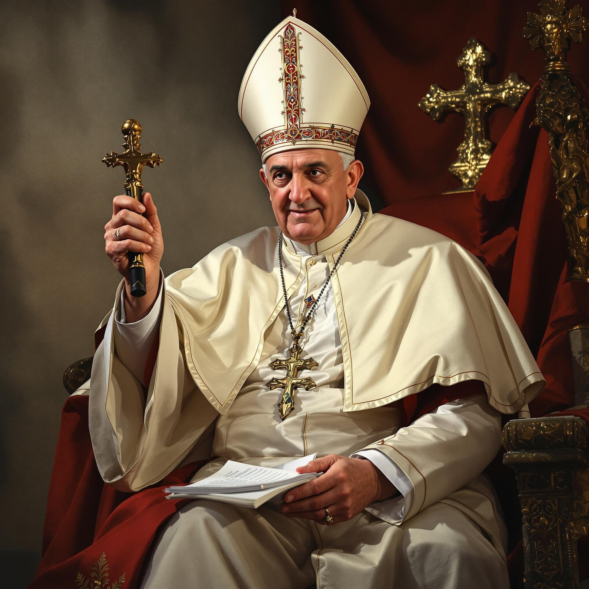 AI generated: pope