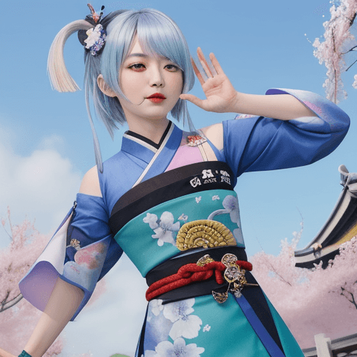 AI generated: keqing(genshin impact)
