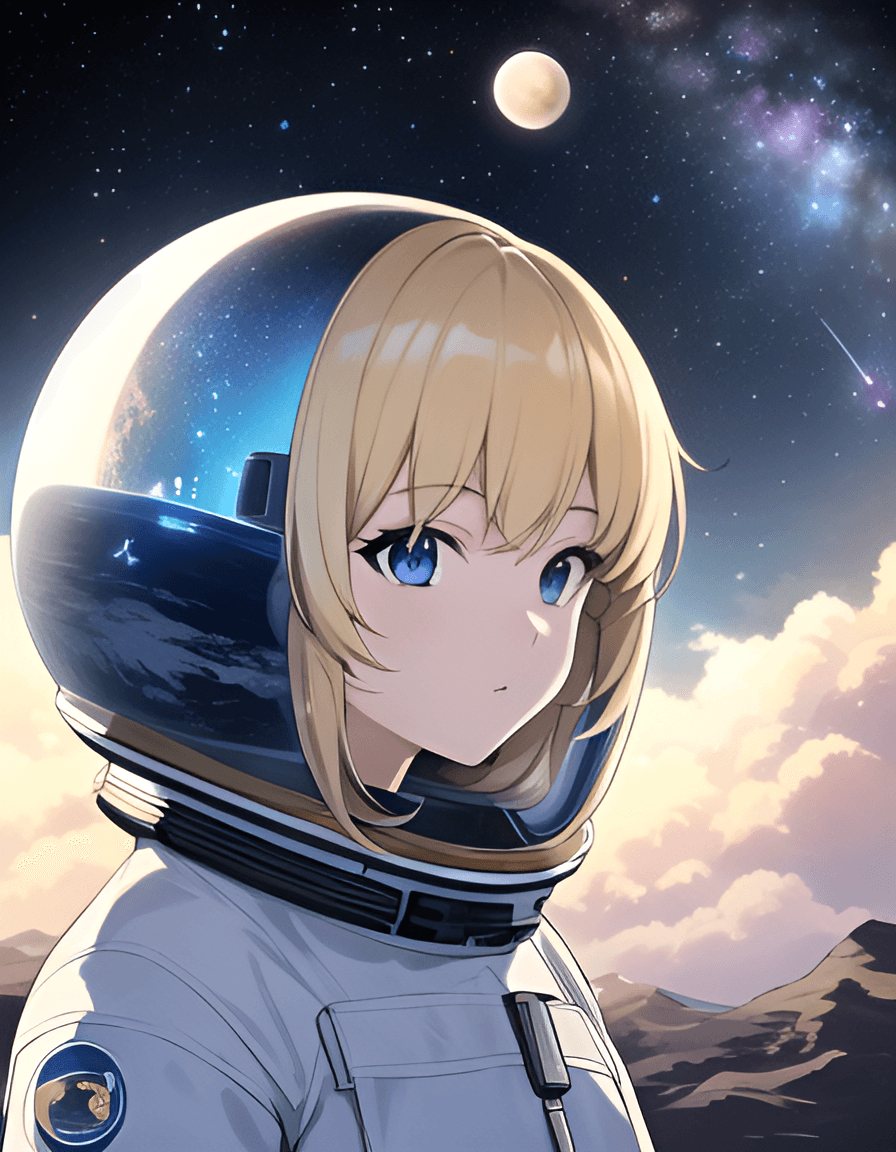 AI generated: outdoors, 20 years old, perfect anime quality, beautiful scenery, perfect face, perfect blonde hair,...