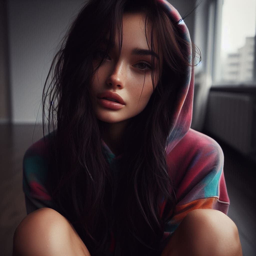 AI generated: digital art, best quality, intimate close-up portrait, ultra realistic face, ultimate detailed, cent...