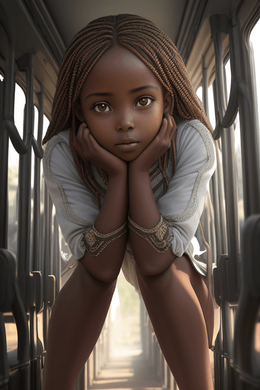 AI generated: photorealistic, ultra highly intricate detailed, professional photo,ethiopian girl, (full-body), (Cr...