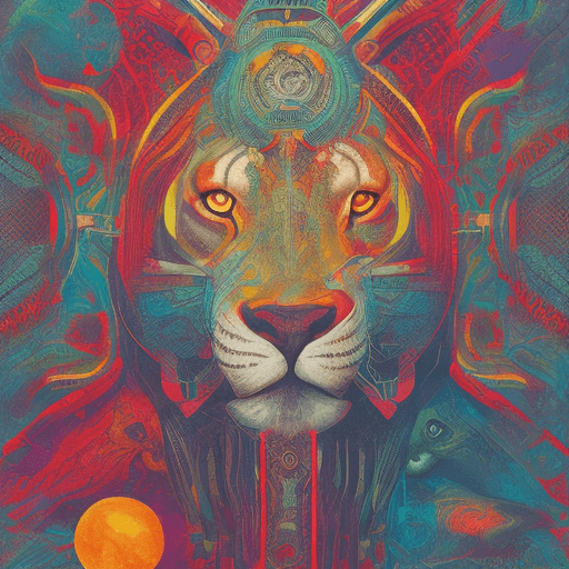 AI generated: A striking movie poster for "The Human Predators" features a diverse group of animal and cultural ic...