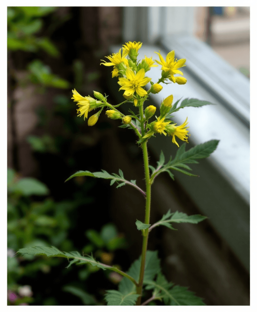 AI generated: agrimony flower plant


