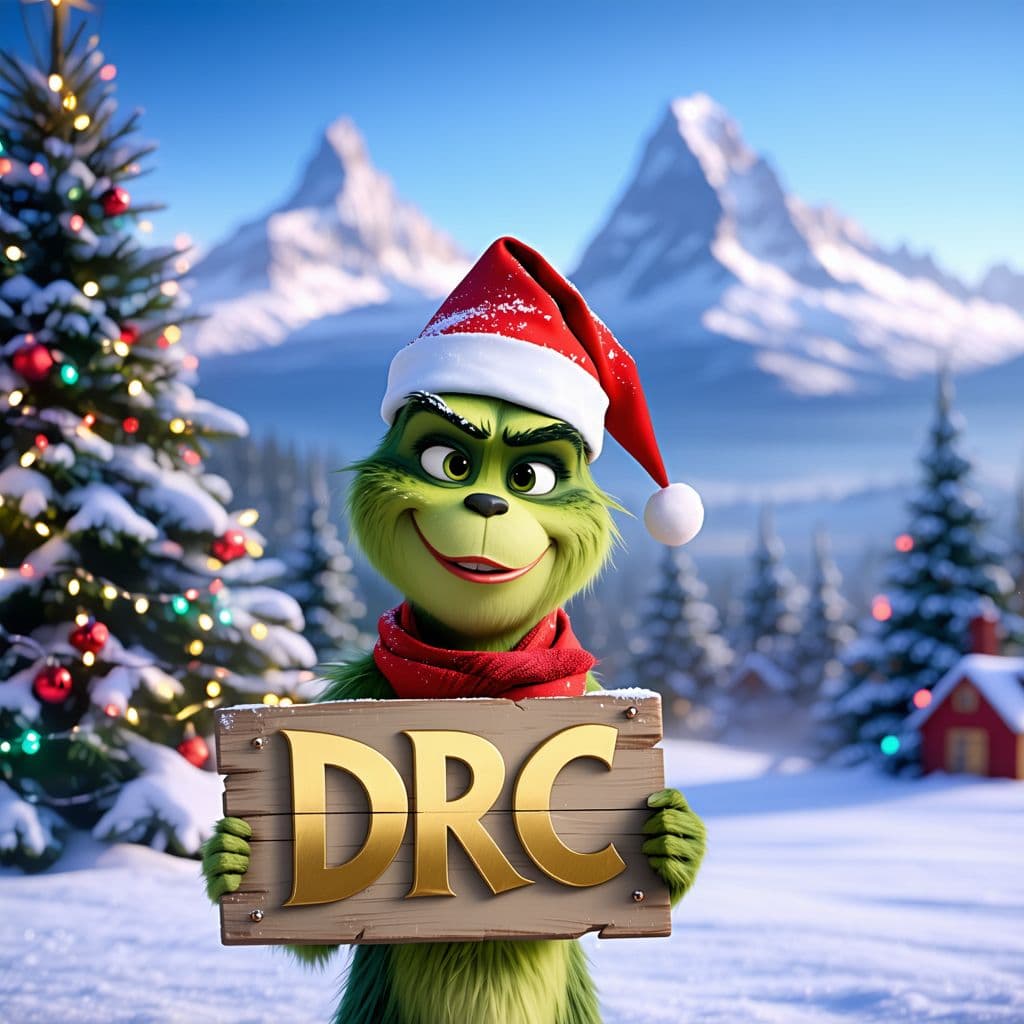AI generated: The image is a digital illustration of the character DRC from the animated movie "The Grinch." Selen...