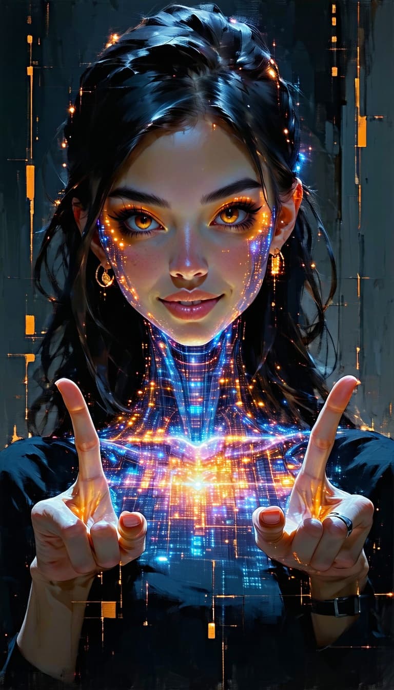 AI generated: asterpiece, (beautiful and aesthetic:1.5), surrealism, highly detailed, anime, a portrait painting o...