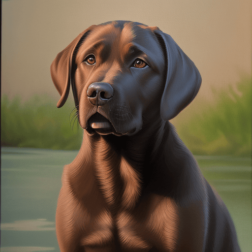 AI generated: Realistic oil painting of a Labrador retriever.
--ar 16:9