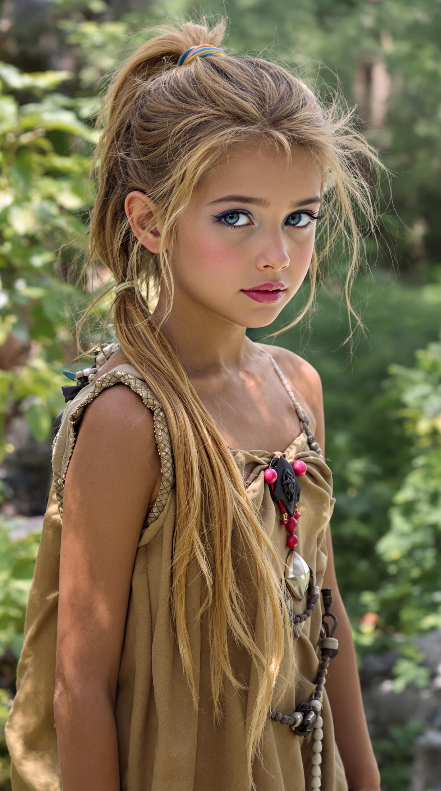 AI generated: a professional photo of a exceptionally beautiful girl in the world, (seven year old) (futuristic),(...