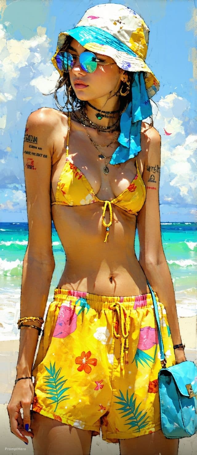 AI generated: I want to this girl bikini