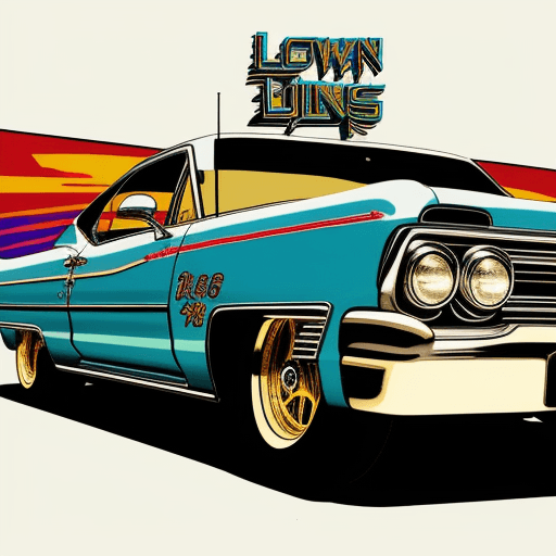 AI generated: G funk, low riders 