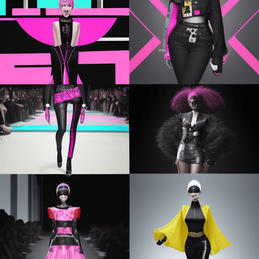 AI generated: A fast-paced montage featuring diverse trends. Showcase vibrant and dynamic scenes of cutting-edge f...