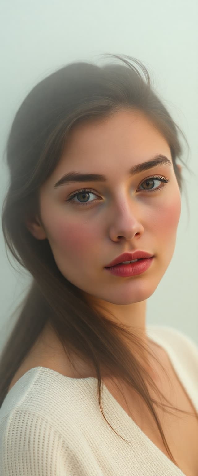 AI generated: "A professional full body photograph depicting a supermodel in her early twenties, exuding grace and...