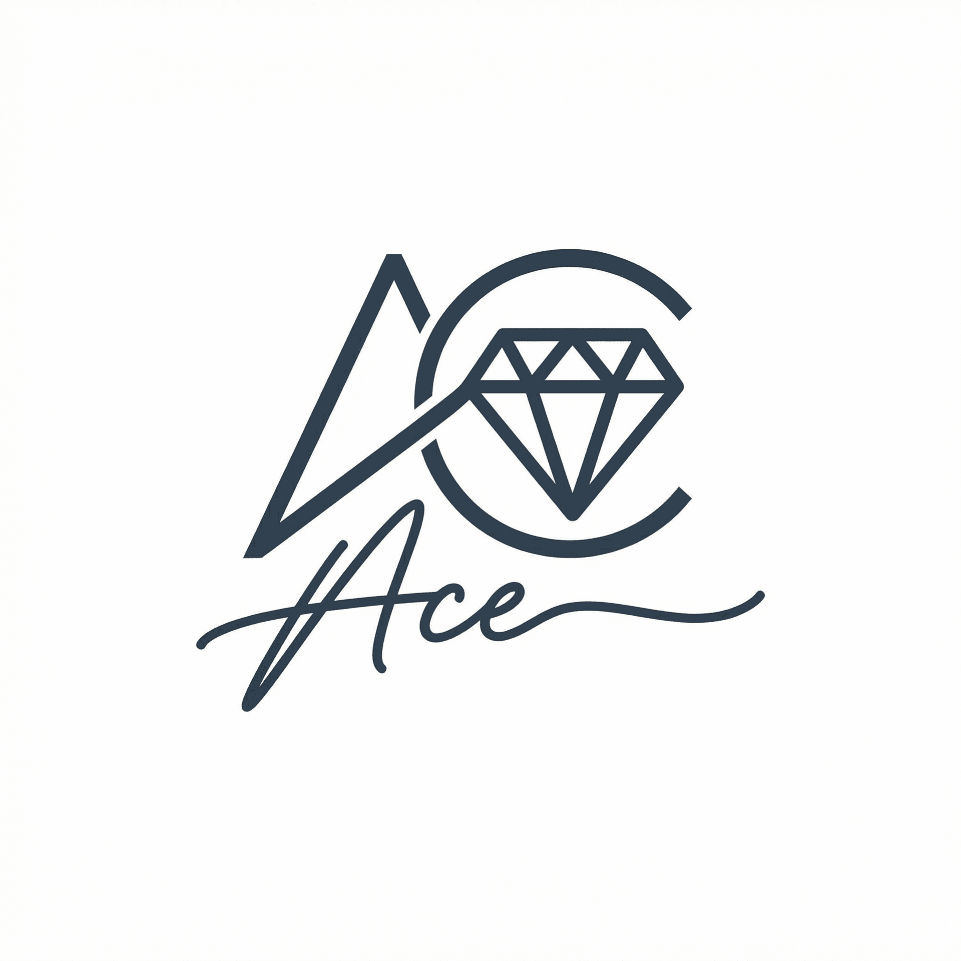 AI generated: Ace Crystal signature 