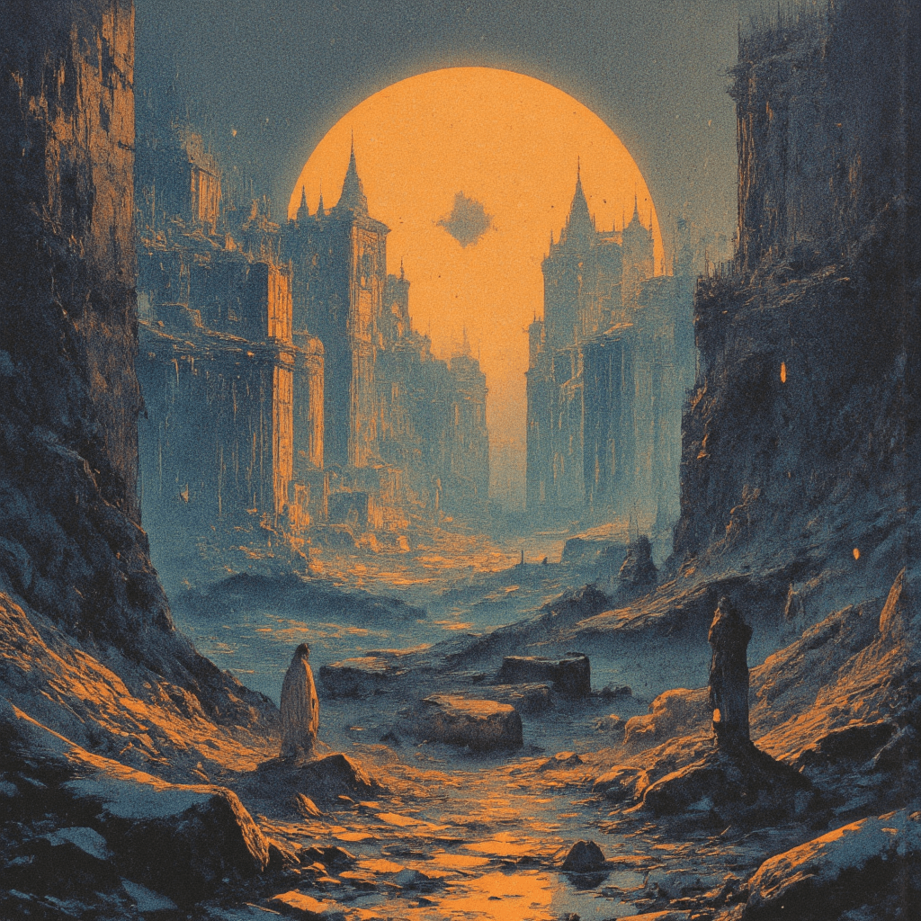AI generated: City of a thousand years gave birth to breath drawn

under a dome of golden intent.

Under forge...