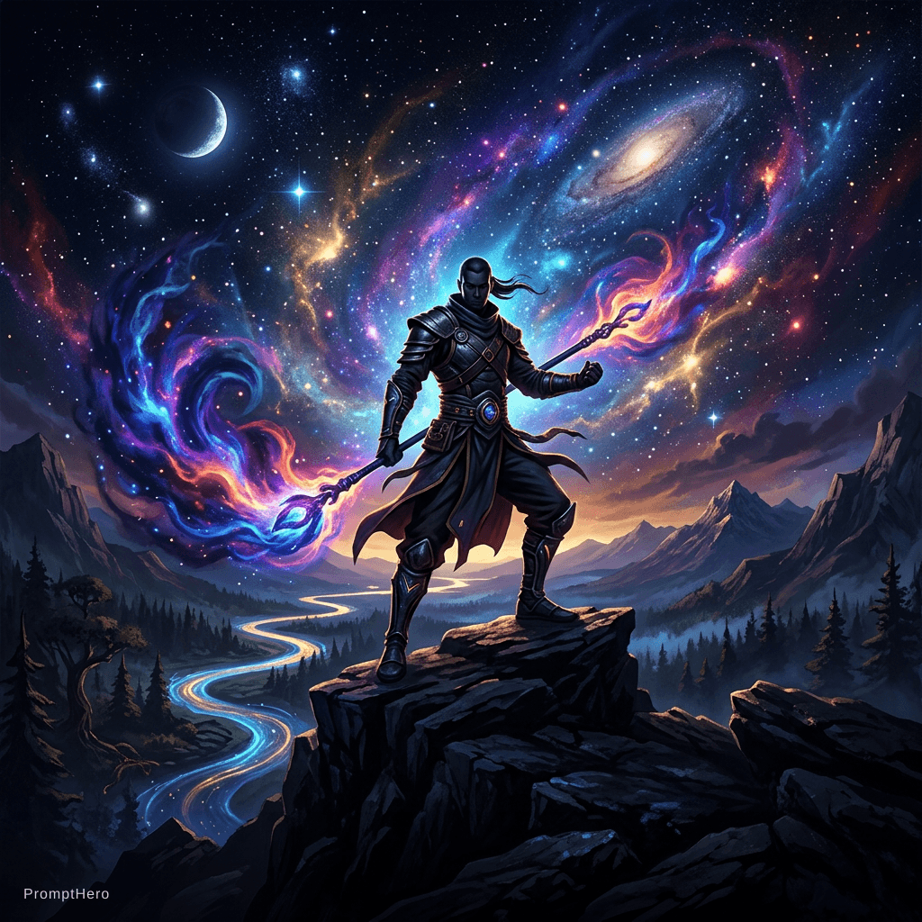 AI generated: discipline in dark theme 
