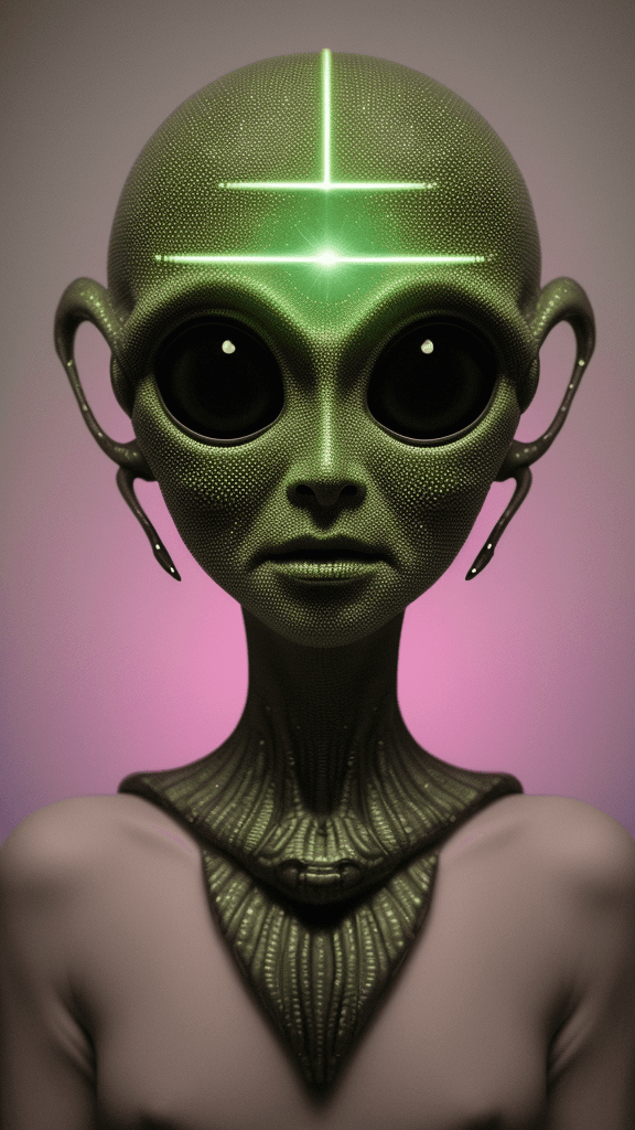 AI generated: 4d 8k 16k laser art rfktrstyle 8k 16k alien being masterpiece,horror