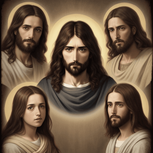 AI generated: jesus potraits