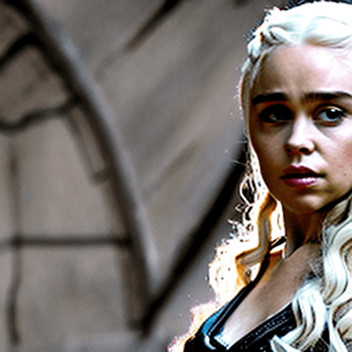 AI generated: 
Daenerys Targaryen 

