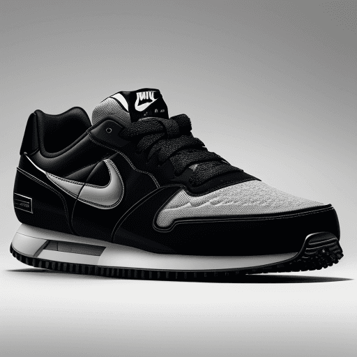 AI generated: Exceptionally detailed Nike sneaker design inspired by Cadillac, crafted with meticulous precision. ...