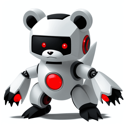 AI generated: Create a 2D pet (sort of pokemon art style) with zero background - just a white background with noth...