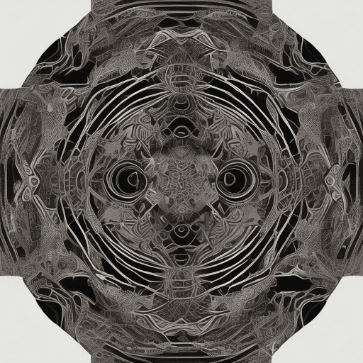 AI generated: En So circle, in the style of bold colorful lines, made of wire, flawless line work, captivating por...