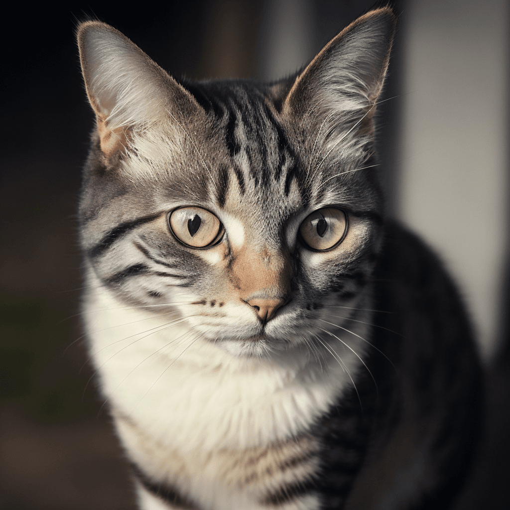 AI generated: A dirty bewildered cat with a bewildered expression on its face and a cigarette in its mouth [shocke...
