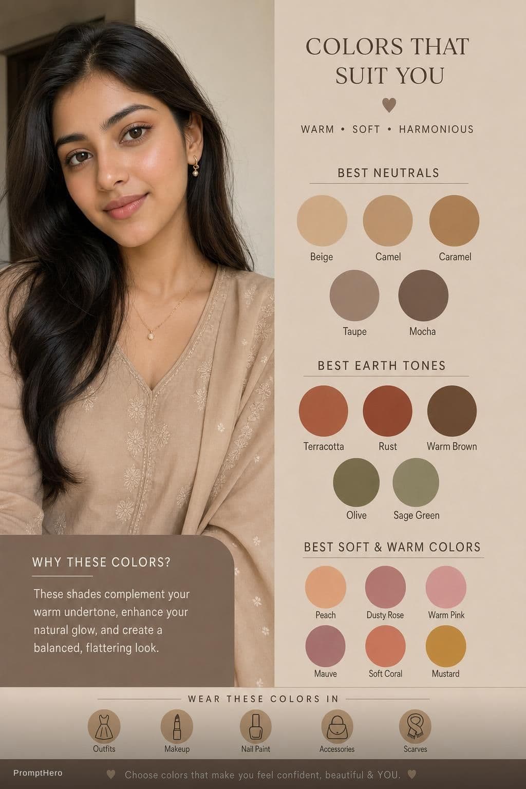 AI generated: create a same color which suits my skin color
