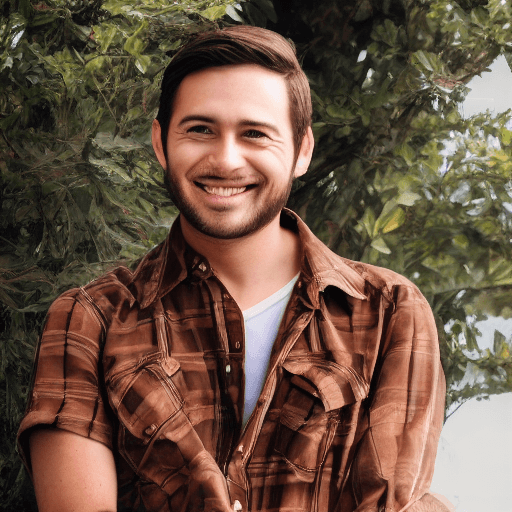 AI generated: High resolution photography photorealistic, caucasic man, pretty, casual clothes, brown hair, smilin...