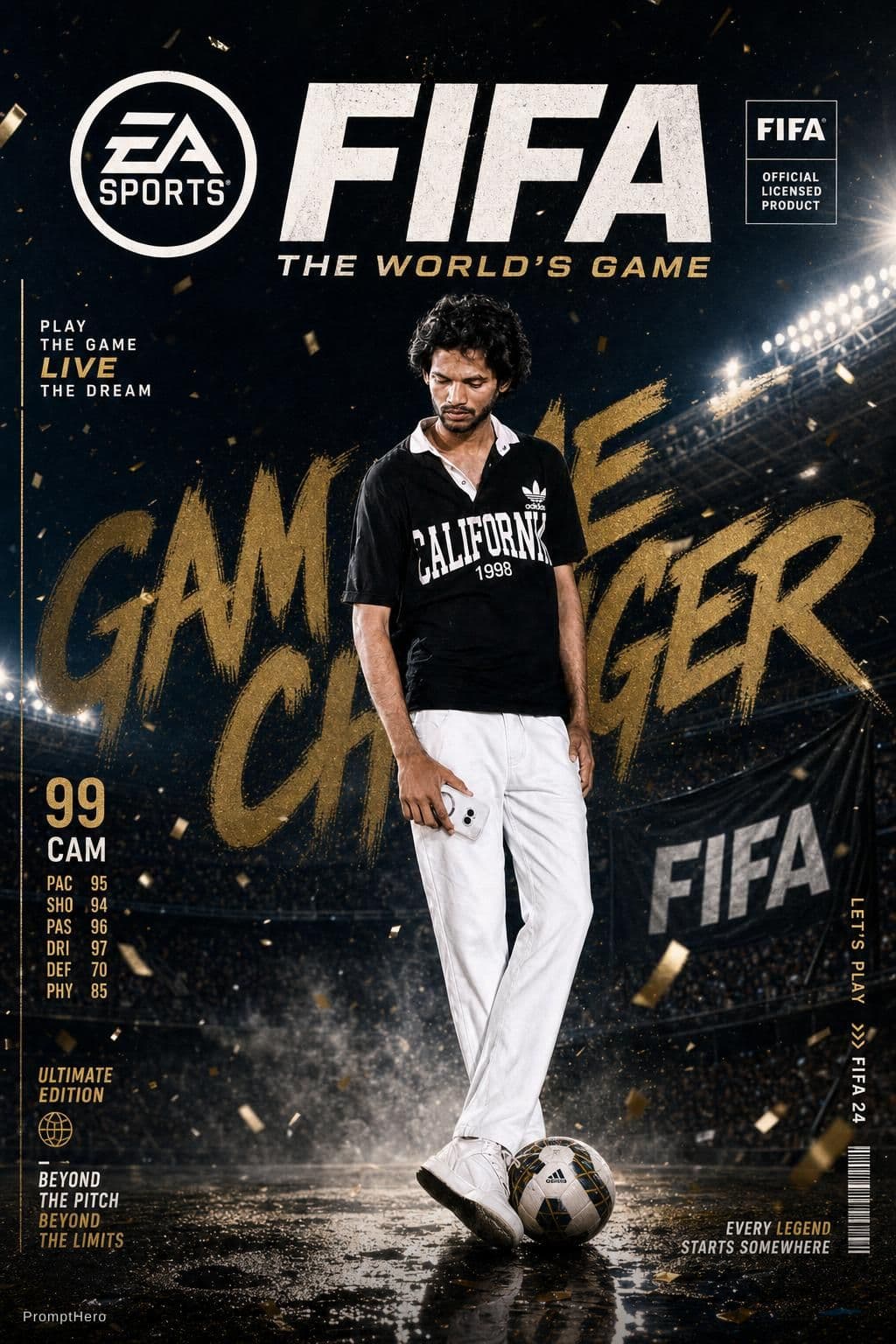 AI generated: FIFA poster 