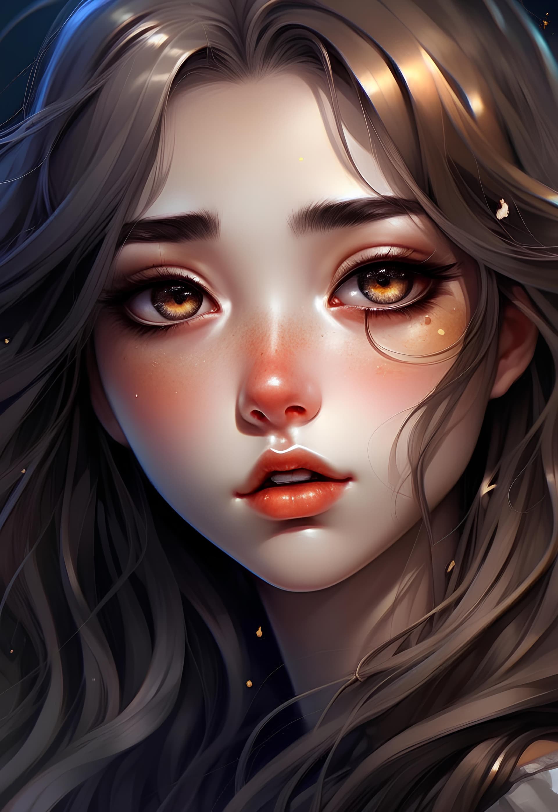 AI generated: (best quality:1.3), (ultra-detailed:1.3), ((8k high quality detailed art)), (best shadow:0.7), (hair...