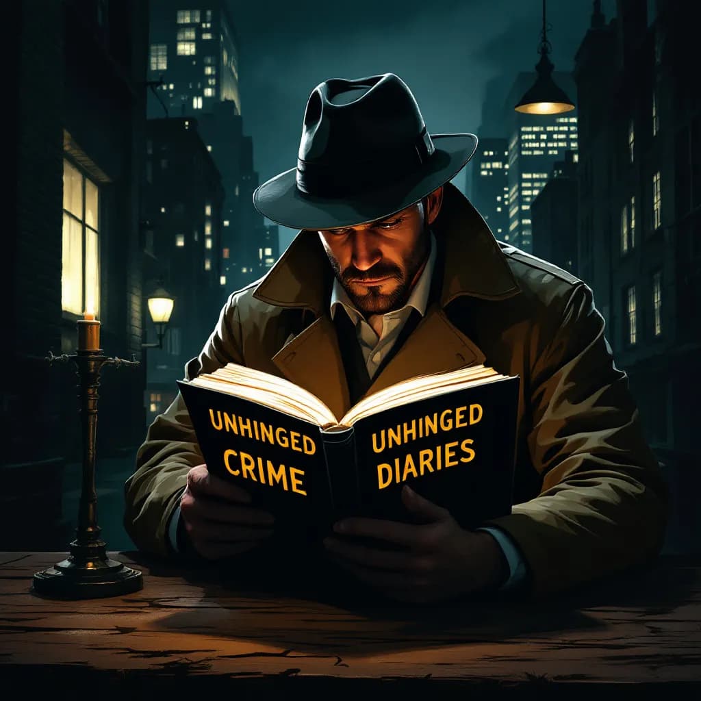 AI generated: Male detective in a trench coat, set against a noir city backdrop at night, in the style of Edward H...