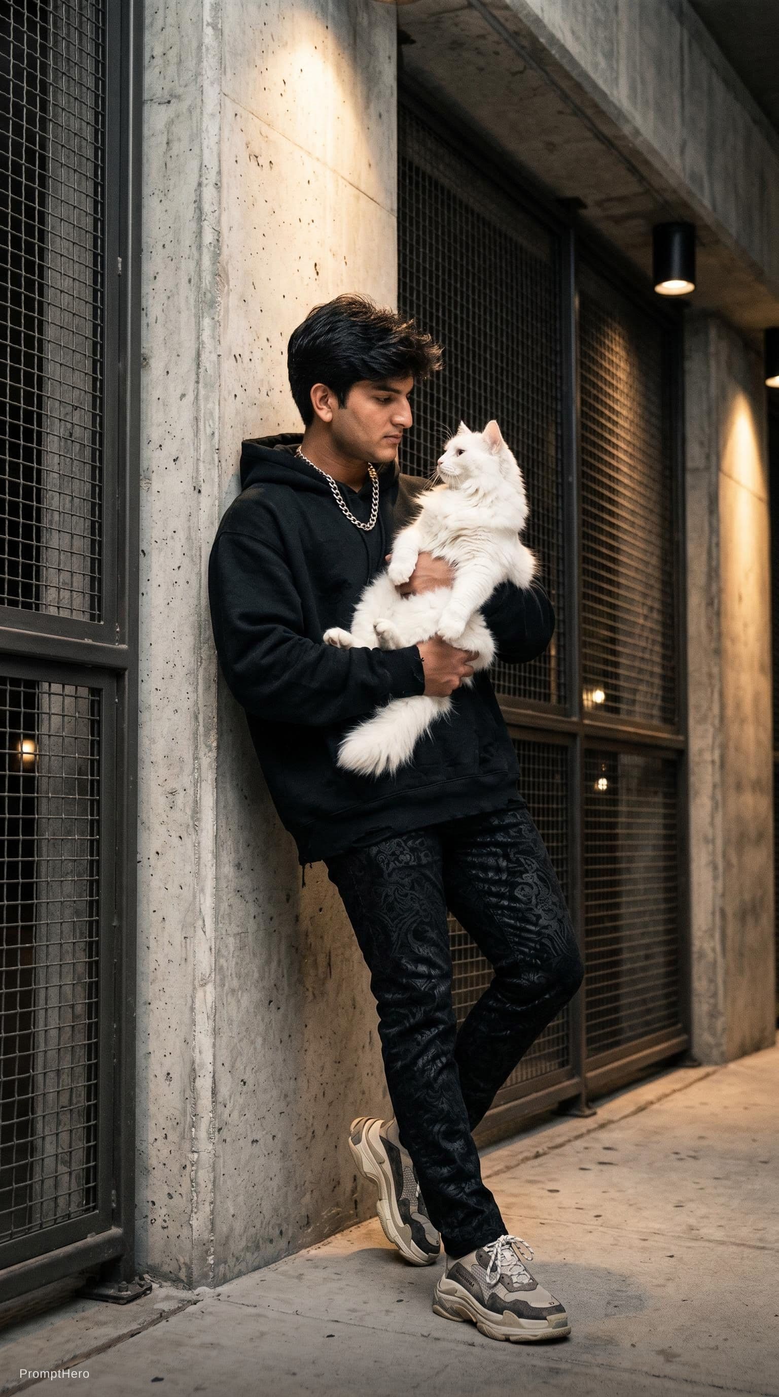 AI generated: fashion editorial photograph, man, shot on a Canon EOS 5D Mark IV --chaos 75 --ar 1:2 --profile rsy6...