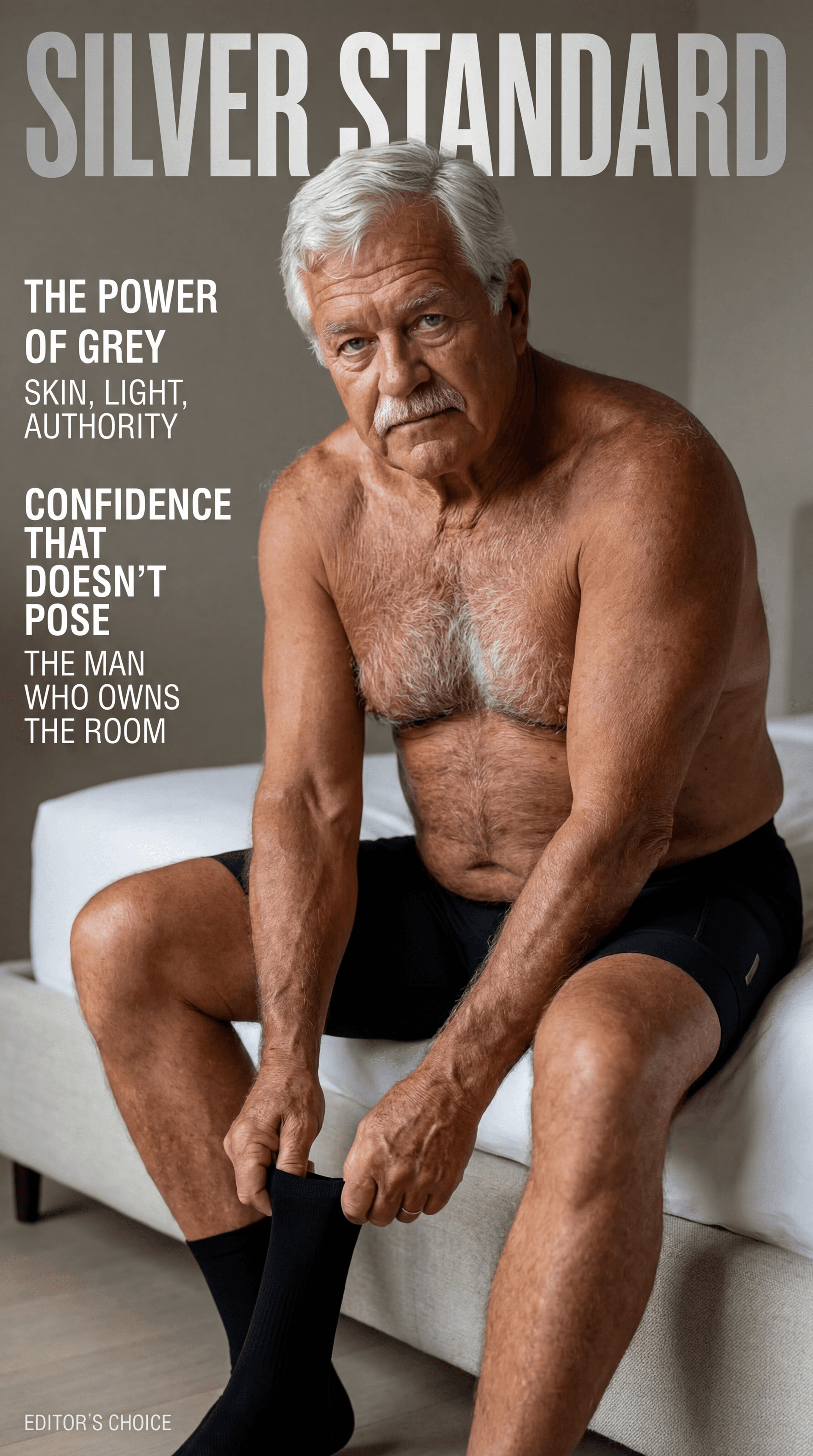 AI generated: FASHION MAGAZINE COVER. NOT CGI. NOT LIFESTYLE.
Ultra-realistic high-end editorial photography with ...