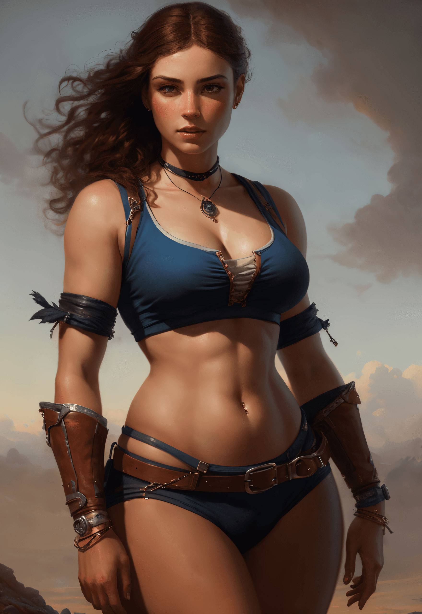 AI generated: style of Alex Horley, Woman, UHD, HDR, 8K, (Masterpiece:1.5), (best quality:1.5)