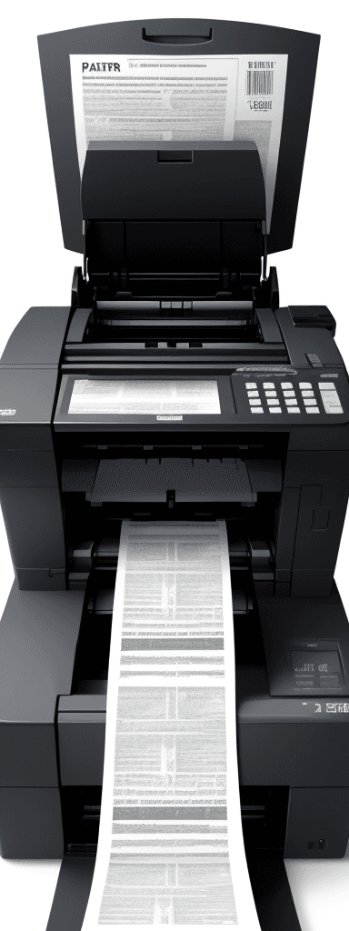 AI generated: papers print scaner 