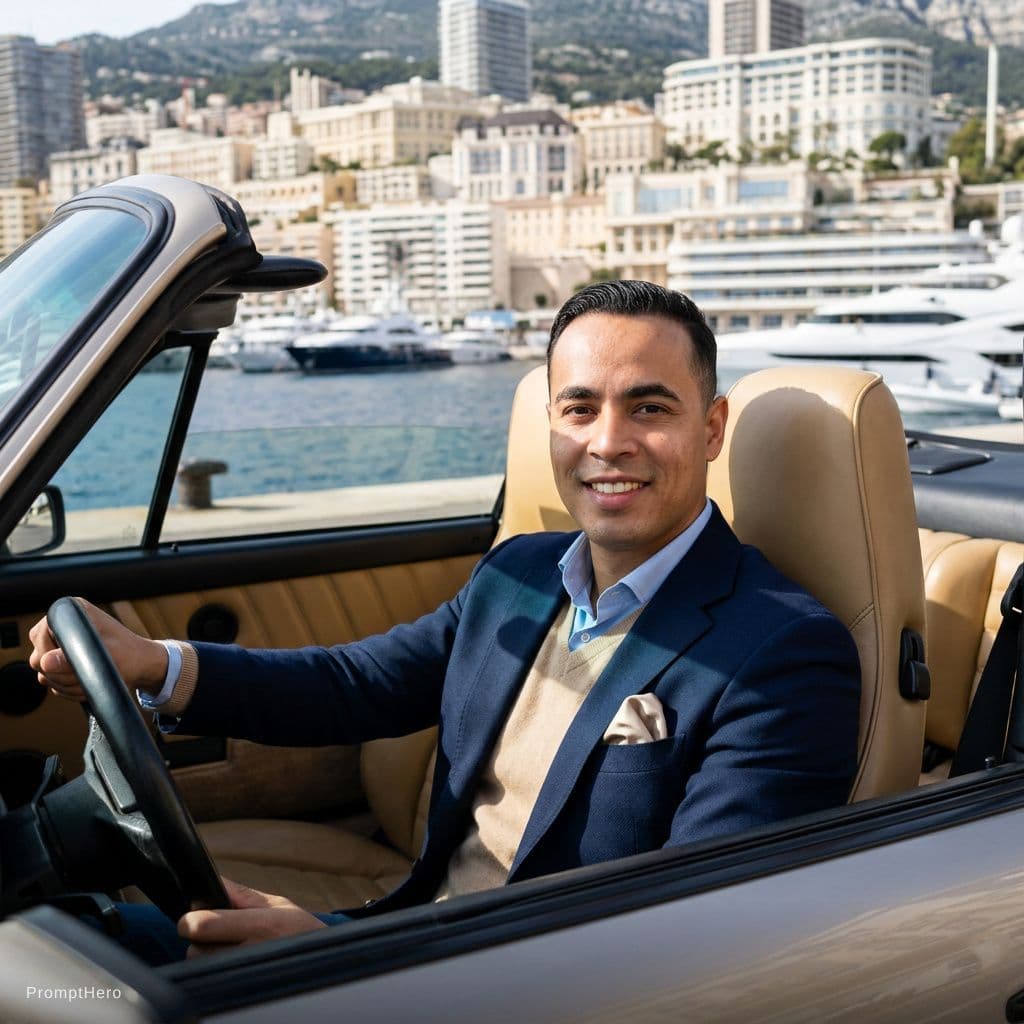 AI generated: A stunning, cinematic lifestyle photograph of the subject in the attached image dressed in Old Money...
