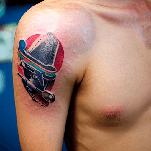 AI generated: pilot tattoos 8k