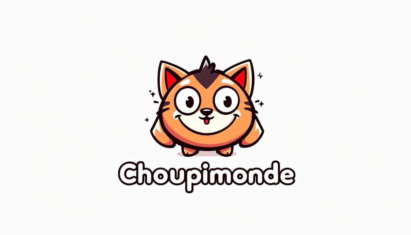 AI generated: A cartoon and modern logo design startup, featuring a stylized cartoon icon with sharp,The overall s...
