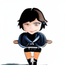 AI generated: school going sad child