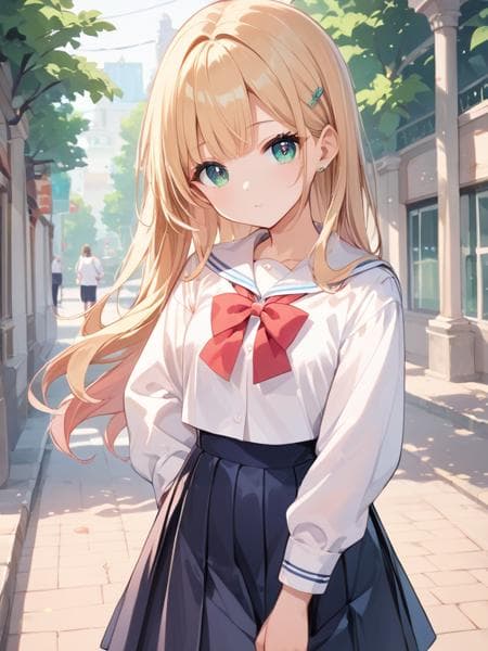 cute girl concept