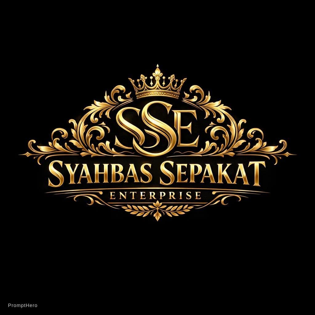 AI generated: i have a company named SYAHBAS SEPAKAT ENTERPRISE MAKE COMPANY A LOGO REGARDING THE NAME MAKE IT MOR...