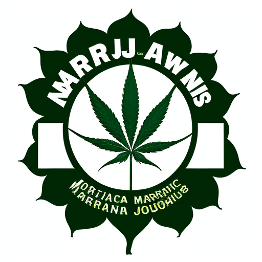 AI generated: a modern logo with a brand "MarijuanaFlower"