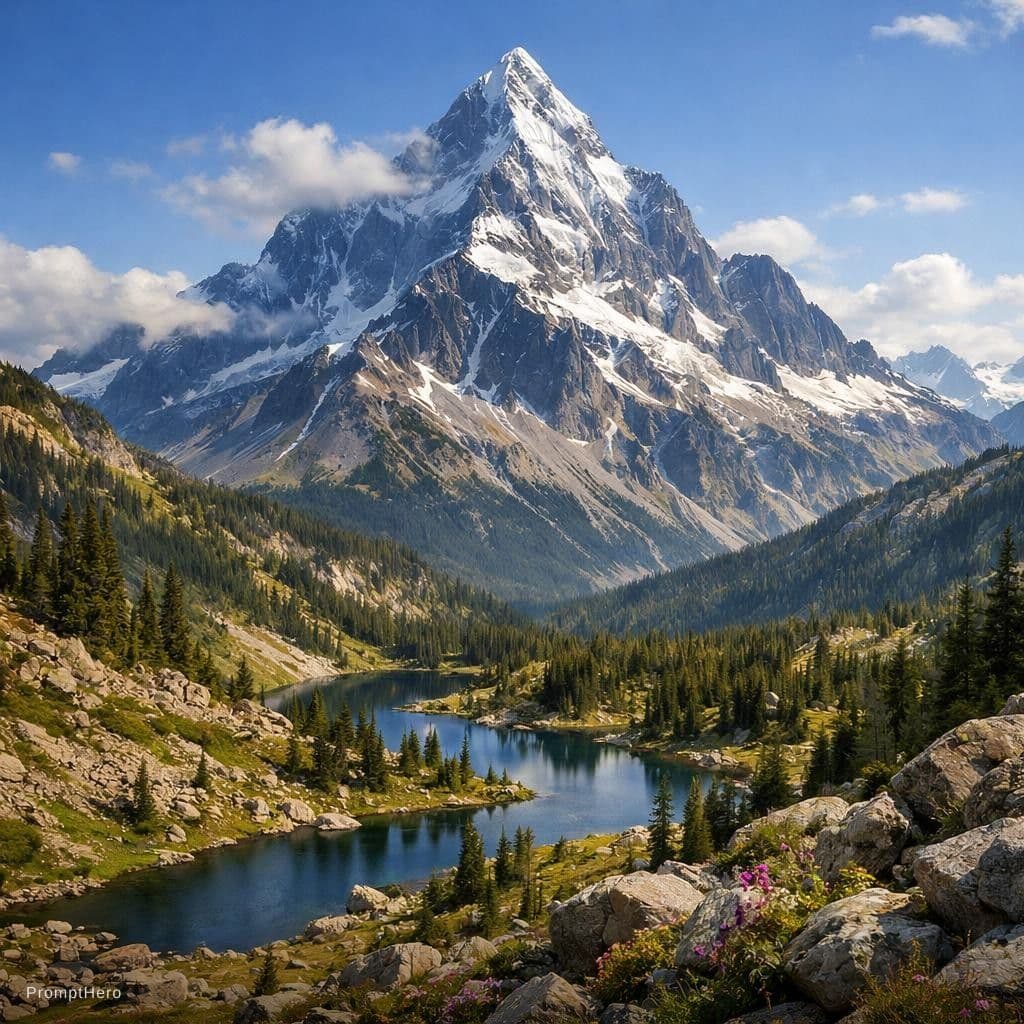 AI generated: mountain
